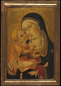 Ansano Di Pietro Di Mencio Gallery: Madonna and Child, ca. 1448-60. Creator: Workshop of Sano di Pietro (Ansano di Pietro di Mencio)