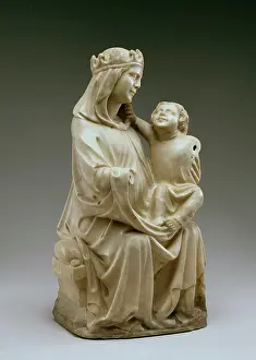 Damage Prints: Madonna and Child, c.between 1350 and 1375