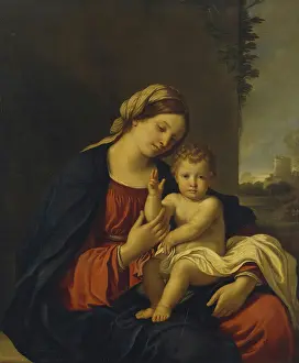 Bolognese School Prints: Madonna and Child. Creator: Cesare Gennari