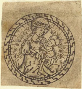Madonna and Child. Creator: Master with the Flower Borders