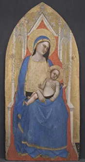Madonna and Child Enthroned, c. 1350. Creator: Master of San Lucchese (Italian, c