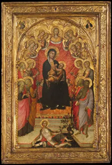 Madonna and Child Enthroned with Saint John the Evangelist, Saint Peter, Saint Agnes