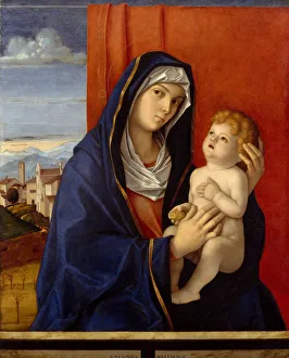Bellini Prints: Madonna and Child, late 1480s. Creator: Giovanni Bellini