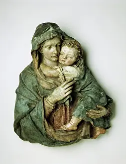 Embrace Prints: Madonna and Child, late 14th century