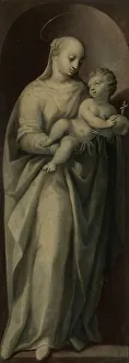 Grisaille Prints: Madonna and Child, late 16th century. Creator: Abraham de Rijcke