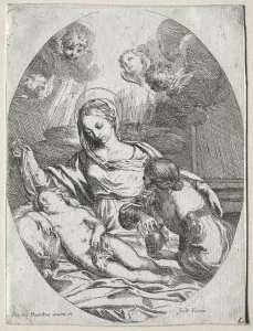 Madonna and Child with the Magdalen. Creator: Carlo Maratti (Italian, 1625-1713)