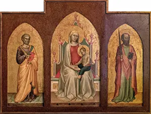 Our Lady Prints: Madonna and Child Reading, between Saints Peter and Paul