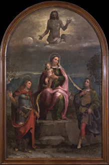 Museo Civico Prints: Madonna and Child, the Redeemer with Saints Vitus and Modestus