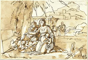 Anne St Prints: Madonna and Child, Saint Anne and Infant Saint John