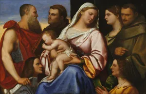 Birth Prints: Madonna and Child with Saints and Donors. Creator: Sebastiano del Piombo