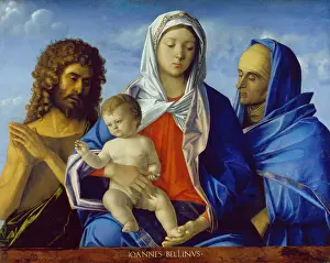 Devotion Prints: Madonna and Child with Saints John the Baptist and Elizabeth