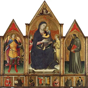 Pesaro Prints: Madonna and Child with Saints Michael and Francis