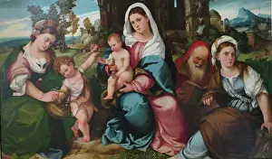 St John Prints: Madonna and Child with St Catherine
