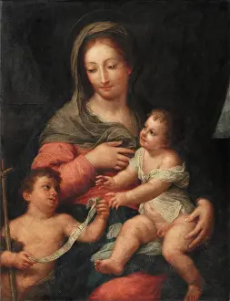 Cousin Prints: Madonna and Child with the Young Saint John the Baptist
