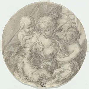 Bloemaert Abraham Prints: The Madonna with the Christ Child