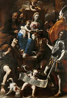Preti Prints: Madonna of Constantinople, c. 1565. Creator: Preti, Mattia (1613-1699)