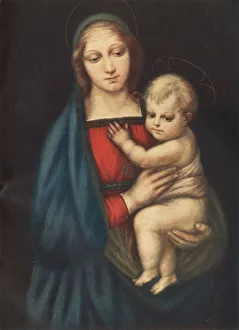 Paul George Prints: The Madonna Del Gran Duca, 1505, (c1912). Artist: Raphael