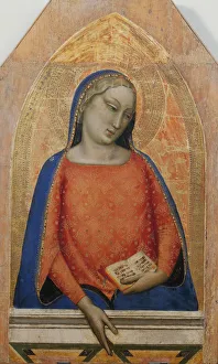 Musei Vaticani In Viale Vaticano Prints: Madonna del Magnificat, ca 1335. Creator: Daddi, Bernardo (1290-1350)