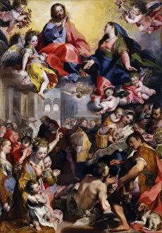 Barocci Gallery: Madonna del Popolo, 1579. Artist: Barocci, Federigo (1528-1612)