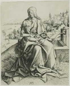 The Madonna by the Fountain, 1501. Creator: Master MZ