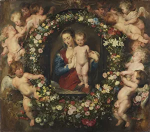 Madonna in a Garland of Flowers, c. 1616-1618