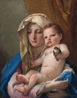 Tiepolo Gallery: Madonna of the Goldfinch, c. 1767 / 1770. Creator: Giovanni Battista Tiepolo