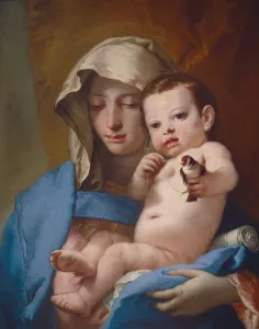 Madonna of the Goldfinch, c. 1767 / 1770. Creator: Giovanni Battista Tiepolo