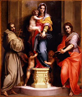 Andrea Del Sarto 1486 1531 Prints: Madonna of the Harpies (Madonna delle Arpie), 1517. Artist: Andrea del Sarto (1486-1531)