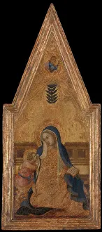 Siena Prints: Madonna of Humility, c.1353. Creator: Bartolommeo Bulgarini