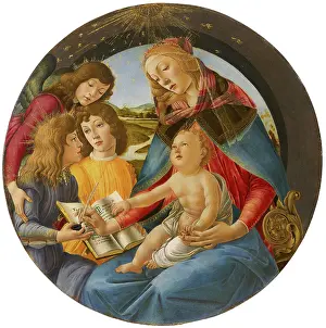 Botticelli Prints: Madonna of the Magnificat, 1480s. Creator: Botticelli, Sandro (1445-1510)
