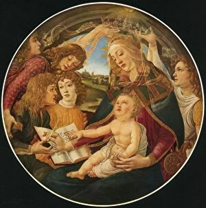 Il Botticello Gallery: Madonna of the Magnificat, 1481, (1937). Creator: Sandro Botticelli