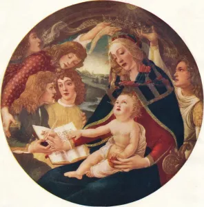 Botticelli Prints: Madonna of the Magnificat, 1481. Artist: Sandro Botticelli