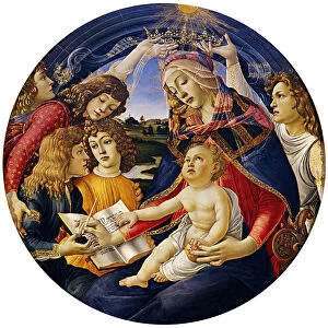 Sandro 1445 1510 Gallery: Madonna of the Magnificat, 1483. Artist: Botticelli, Sandro (1445-1510)
