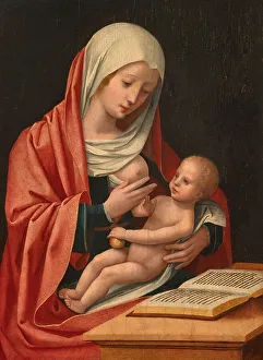 Madonna of the Milk, First Half of 16th cen.. Creator: Master of the Female Half-Lengths (First half of 16th cen.)