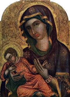 Images Dated 10th September 2009: Madonna of Most, before 1350 (1955)