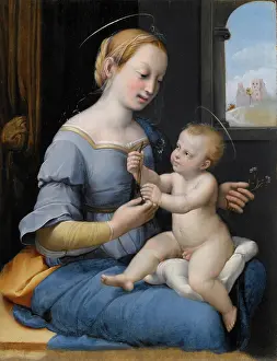 Our Lady Prints: The Madonna of the Pinks (La Madonna dei Garofani)