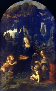 Rocky Prints: Madonna of the Rocks, 1482-1486. Artist: Leonardo da Vinci