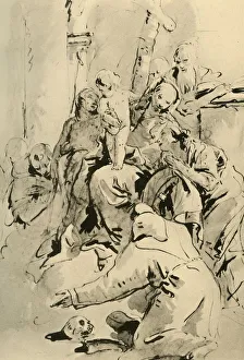 Madonna with Saints, mid 18th century, (1928). Artist: Giovanni Battista Tiepolo Madonna with Saints, mid 18th century, (1928). Artist: Giovanni Battista Tiepolo