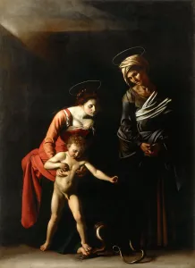 Madonna with the Serpent (Madonna dei Palafrenieri), 1605-1606 Madonna with the Serpent (Madonna dei Palafrenieri), 1605-1606