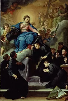 Founder Gallery: The Madonna with the Seven Founders of the Servite Order, c. 1728