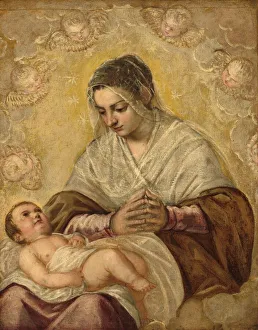 The Madonna of the Stars, c. 1575 / 1585. Creators: Jacopo Tintoretto