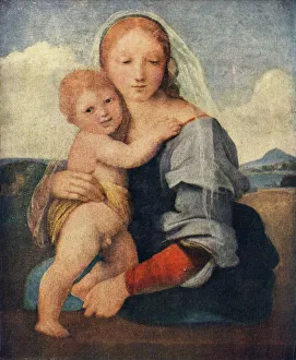 Paul George Prints: The Madonna of the Tower, 1509-1511, (c1912). Artist: Raphael