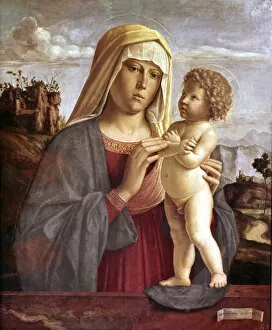 Madonna, Virgin and Child, painting by Andrea Mantegna