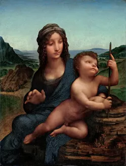 Florentine School Gallery: The Madonna of the Yarnwinder, c. 1501