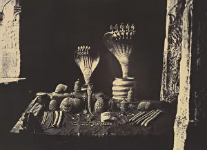 Tripe Linnaeus Prints: Madura. The Great Pagoda Jewels. January-February 1858. Creator: Captain Linnaeus Tripe