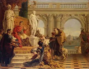 Hand Gestures Prints: Maecenas Presenting the Liberal Arts to Emperor Augustus