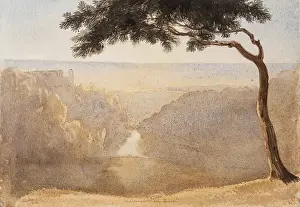 Atmosphere Prints: Maecenas Villa, Tivoli, 1824. Creator: James William Giles