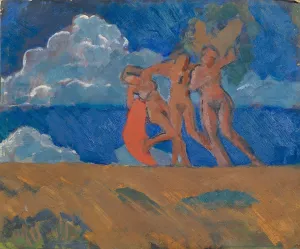 Naiad Prints: Maenads, 1914. Artist: Ulyanov, Nikolai Pavlovich (1875-1949)