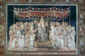Martini Collection: Maesta, 1315. Artist: Simone Martini