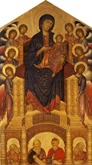 Maesta of Santa Trinita, c. 1280. Artist: Cimabue, Giovanni (ca 1240-1302) Maesta of Santa Trinita, c. 1280. Artist: Cimabue, Giovanni (ca 1240-1302)